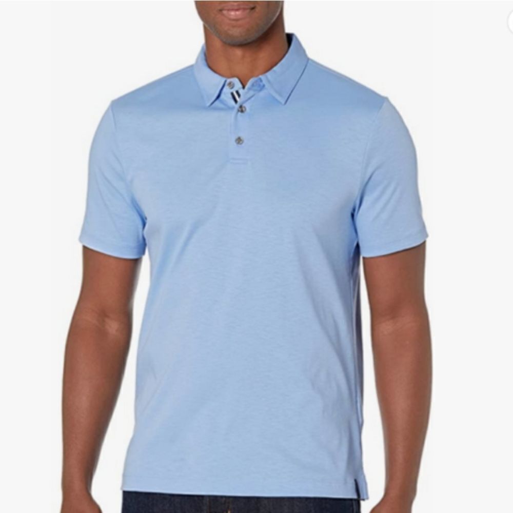 BRAND NEW AMAZON ESSENTIALS MEN'S REGULAR-FIT COTTON PIQUE POLO SHIRT